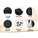 DS NA Vibration Machine Plate Platform Body Shaper Home Gym Fitness Black