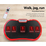 DS NA Everfit Vibration Machine Plate Platform Body Shaper Home Gym Fitness Red