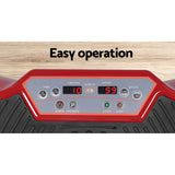 DS NA Vibration Machine Plate Platform Body Shaper Home Gym Fitness Maroon