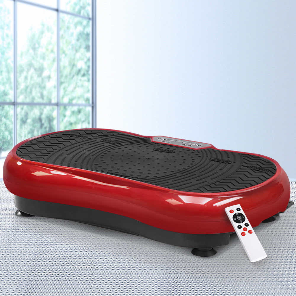 DS NA Vibration Machine Plate Platform Body Shaper Home Gym Fitness Maroon