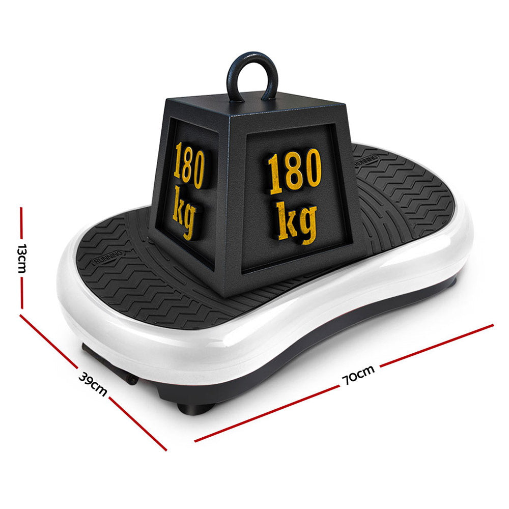 DS NA Vibration Machine Plate Platform Body Shaper Home Gym Fitness White
