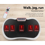 DS NA Vibration Machine Plate Platform Body Shaper Home Gym Fitness White
