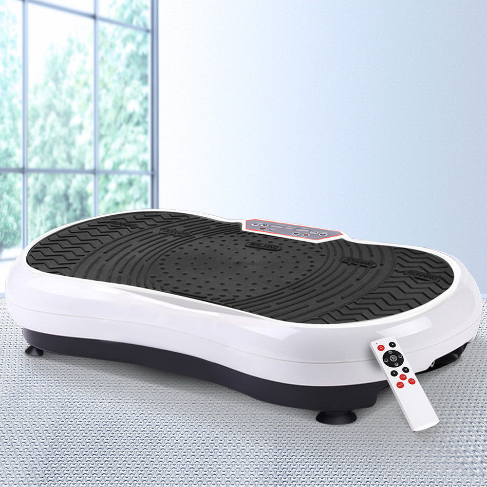DS NA Vibration Machine Plate Platform Body Shaper Home Gym Fitness White