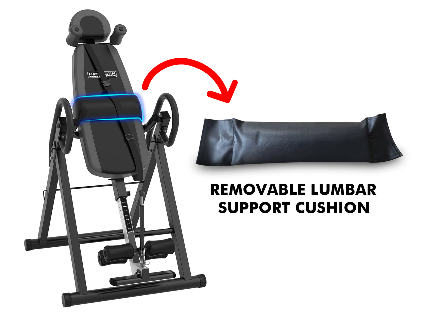 Inversion Table With Shoulder Pillow