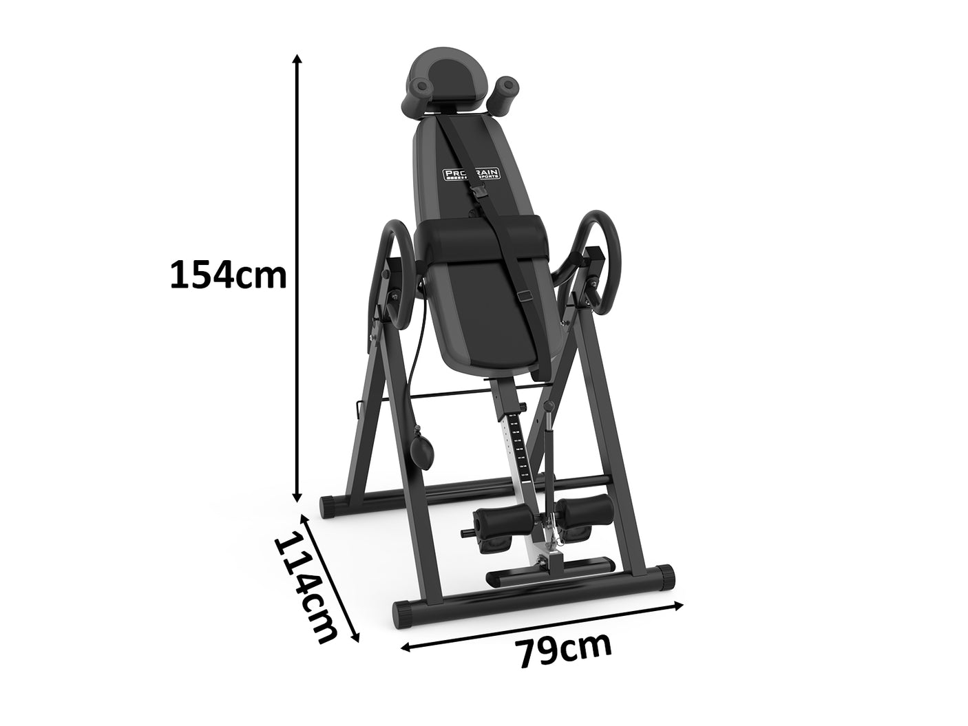 Inversion Table With Inflatable Waist Pad