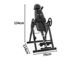Inversion Table With Inflatable Waist Pad