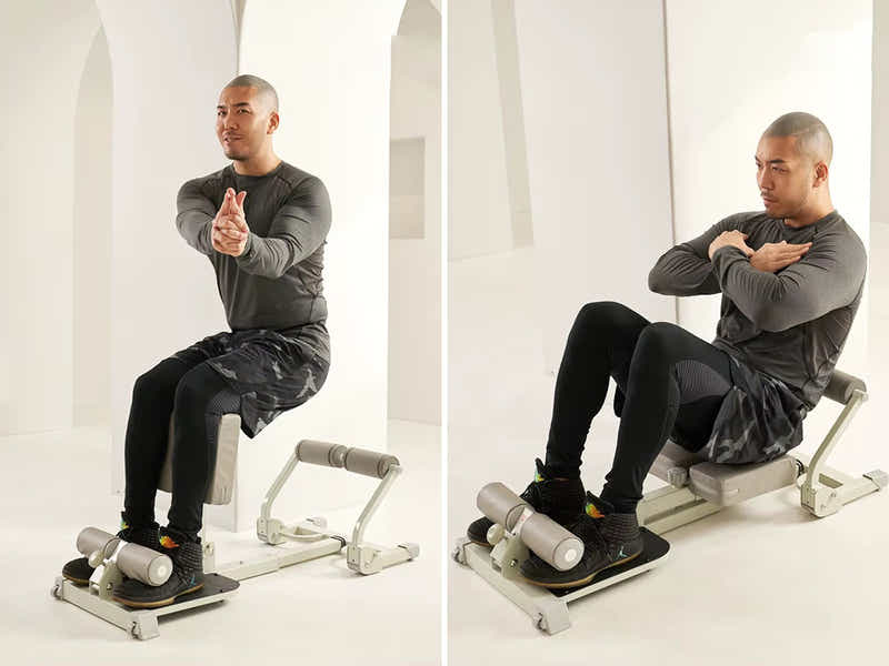 Deep Sissy Squat Machine