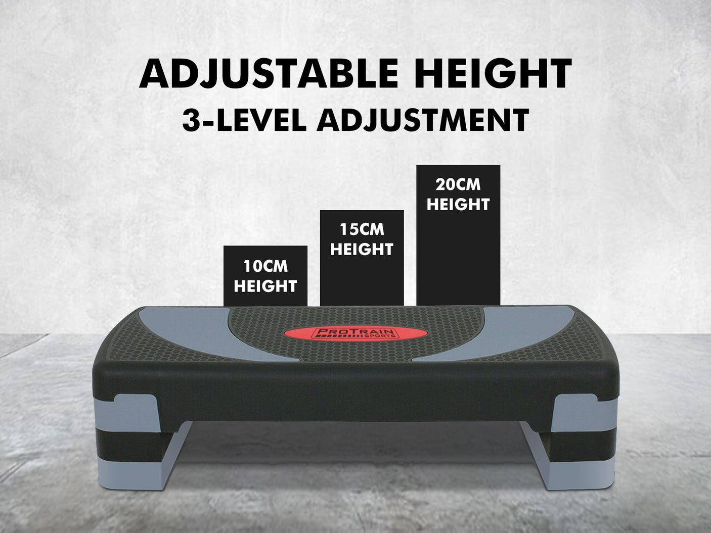 3-Level Aerobic Step 10-20CM