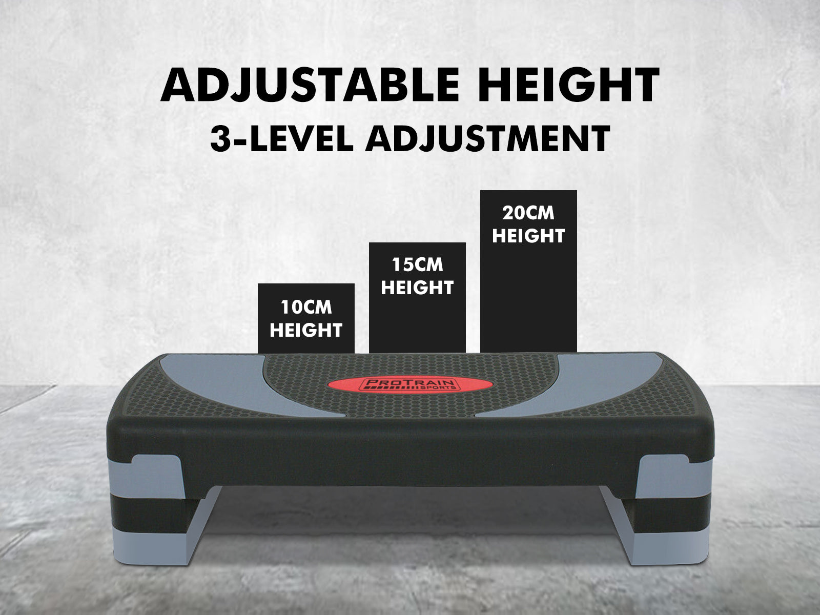 3-Level Aerobic Step 10-20CM