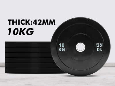 Rubber Bumper Plates 10KG x2