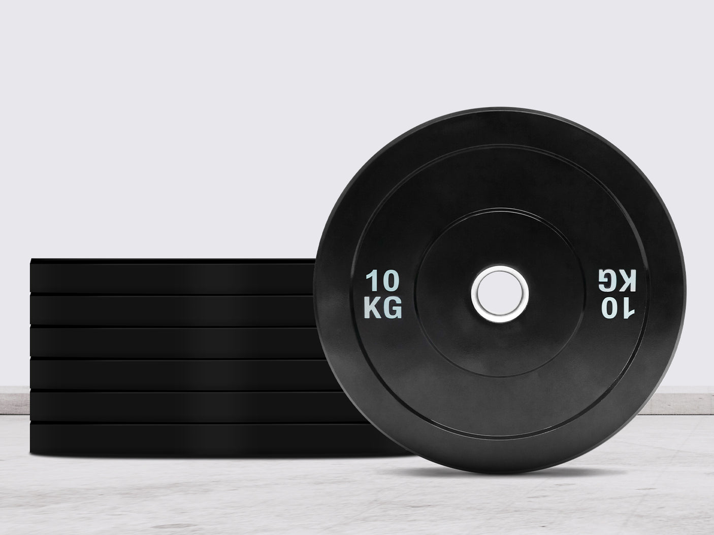 Rubber Bumper Plates 10KG x2