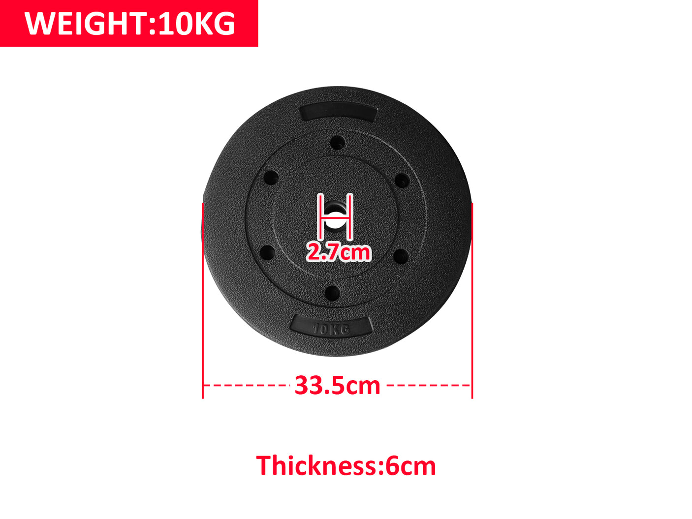 Cement Weight Plate 10KG