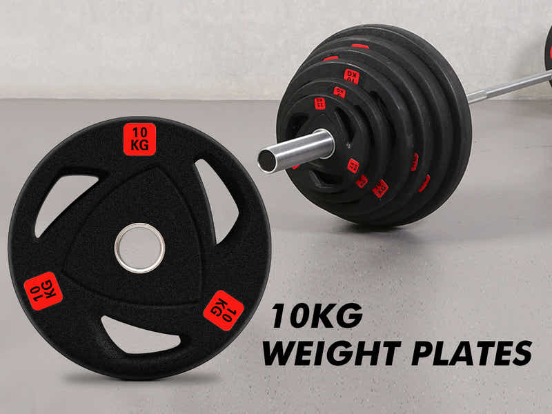 DS Rubber Weight Plates 10kg - Set of 2