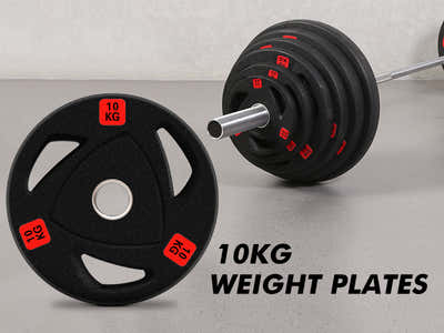 DS Rubber Weight Plates 10kg - Set of 2