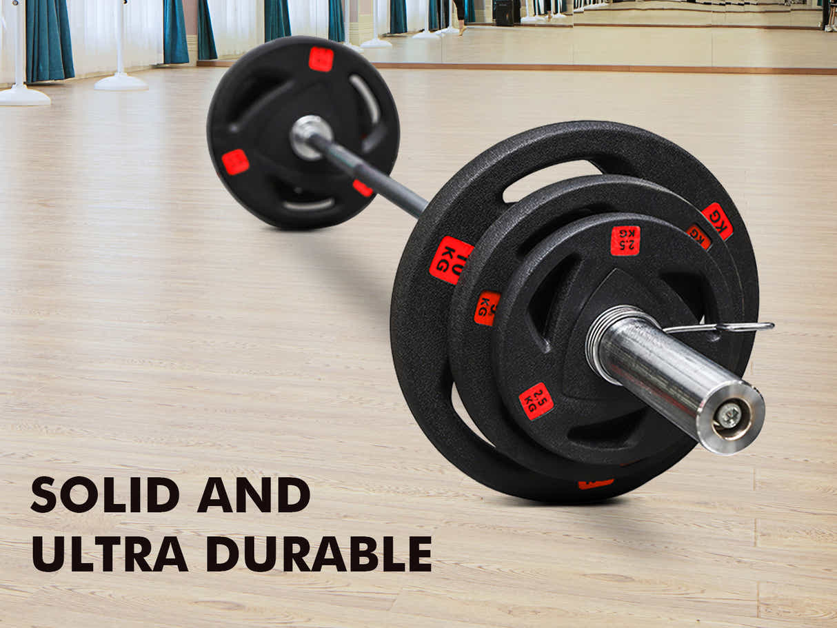 DS Rubber Weight Plates 10kg - Set of 2