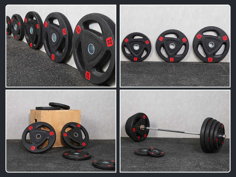 DS Rubber Weight Plates 10kg - Set of 2