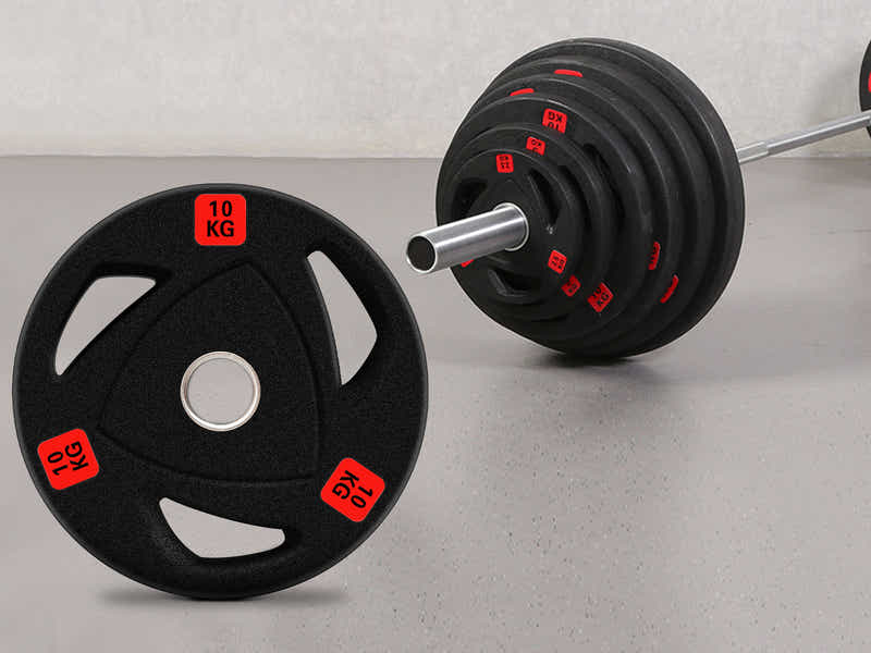 DS Rubber Weight Plates 10kg - Set of 2