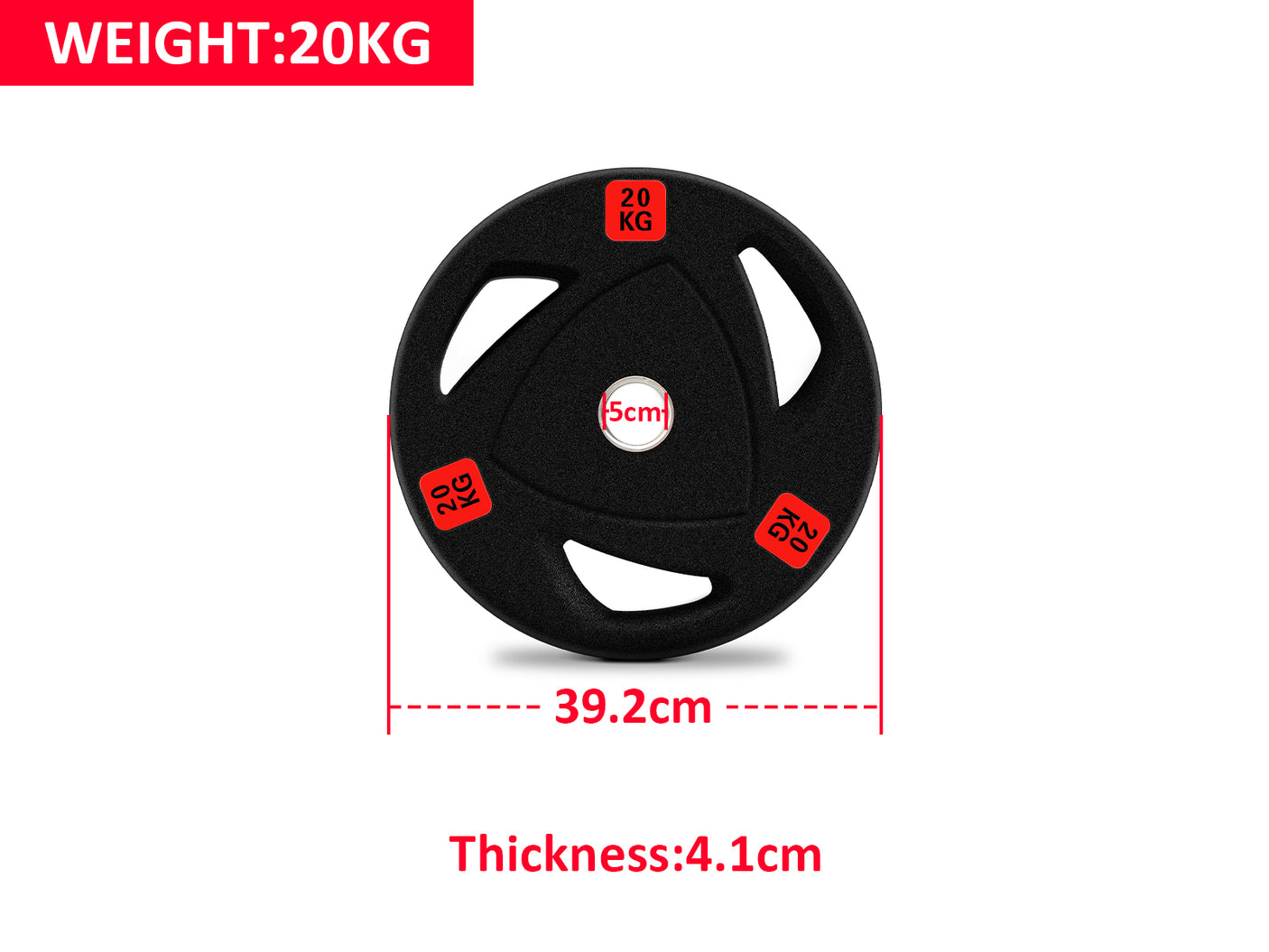 Rubber Weight Plate 20KG x 1