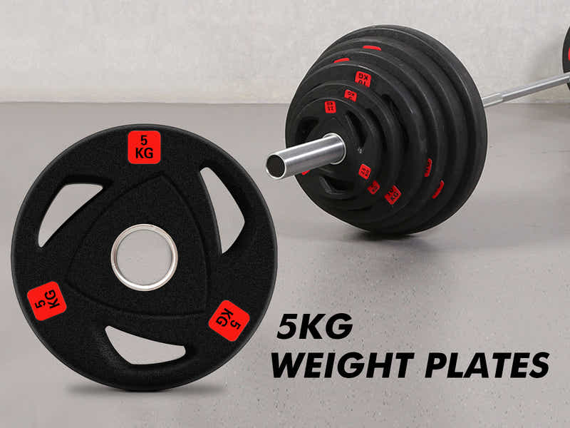 DS Rubber Weight Plates 5kg - Set of 4