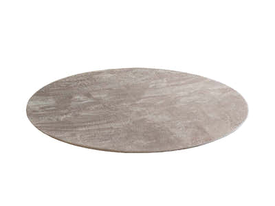 Angola Floor Rug Round 115cm - Light Brown