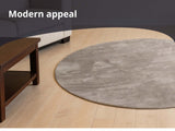 Angola Floor Rug Round 115cm - Light Brown