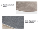 Angola Floor Rug Round 115cm - Light Brown