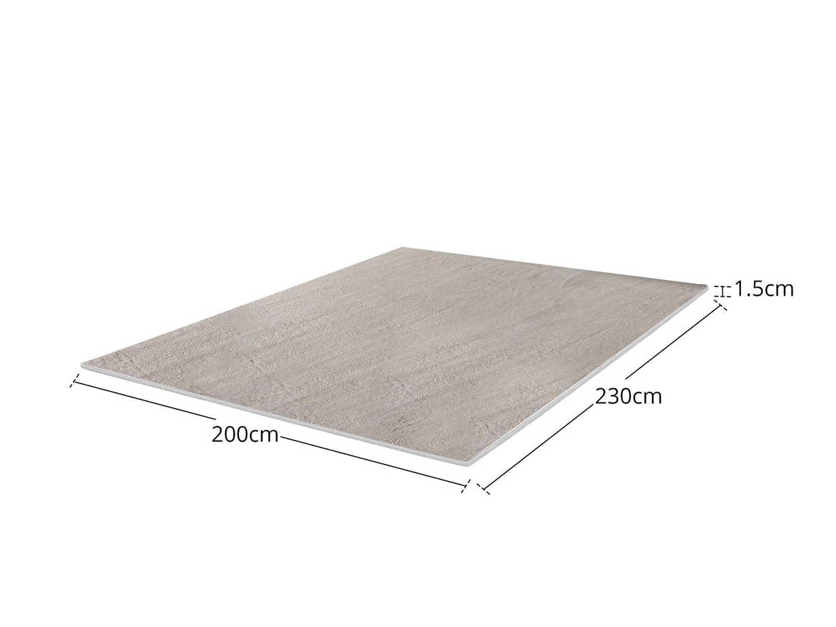 Angola Floor Rug 200cm x 230cm - Light brown