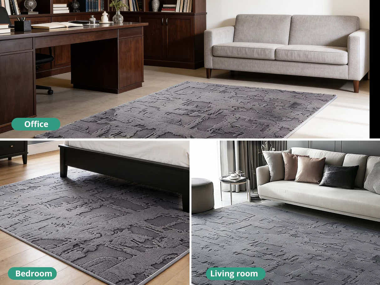 Giverny Area Rug 200cm x 230cm - Grey