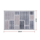 DS NA Floor Rug 50X80cm Doormat Soft Velvet Non-Slip Bath Mat Small Modern