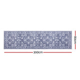 DS NA Artiss Hallway Runner Rug 80X300cm Soft Velvet Washable Modern Kitchen Mat