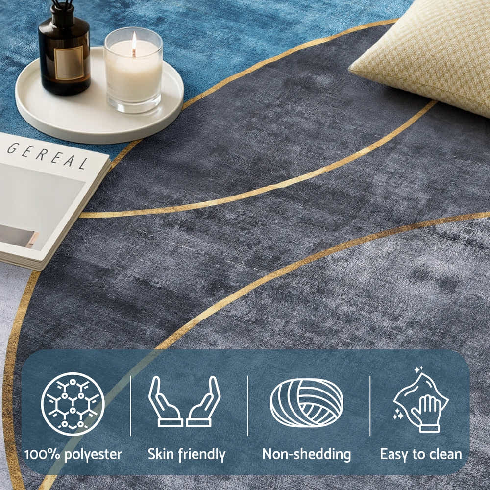 DS NA Artiss Washable Floor Rug 160X230cm Large Geometric Area Floor Carpet