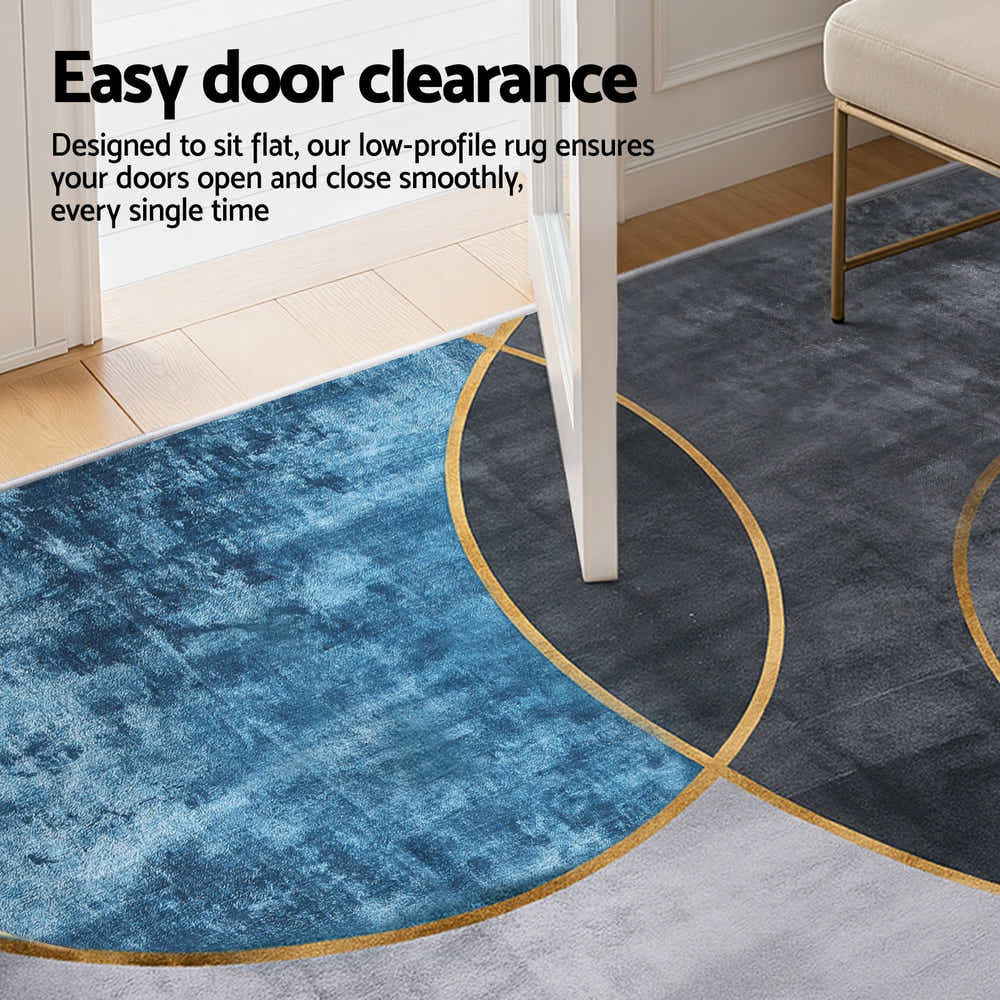 DS NA Artiss Washable Floor Rug 200X290cm Large Geometric Area Floor Carpet