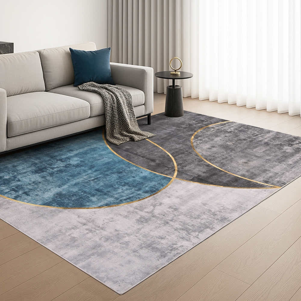 DS NA Artiss Washable Floor Rug 200X290cm Large Geometric Area Floor Carpet