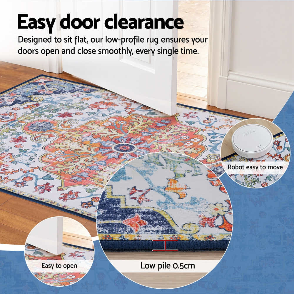 DS NA Artiss Floor Rug 50X80 Doormat Carpet Short Pile Non-Slip Entryway