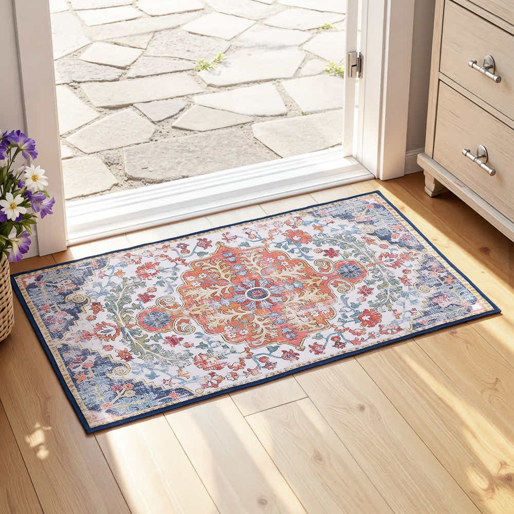 DS NA Artiss Floor Rug 50X80 Doormat Carpet Short Pile Non-Slip Entryway