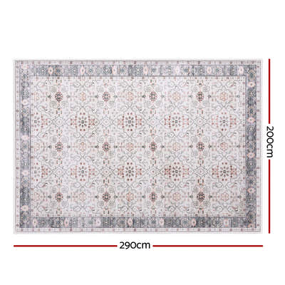 DS NA Artiss Washable Floor Rug 200x290cm Large Area Modern Living Room Carpet