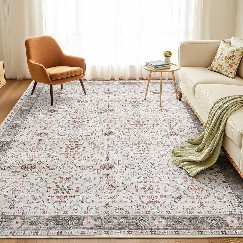 DS NA Artiss Washable Floor Rug 240X340cm Large Area Modern Living Room Carpet