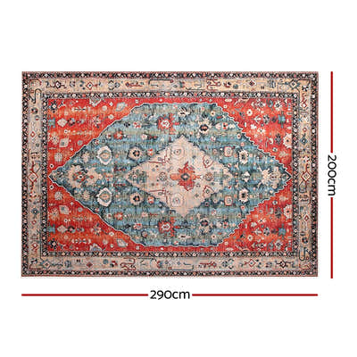 DS NA Artiss Floor Rug 200X290cm Large Washable Area Modern Living Room Carpet