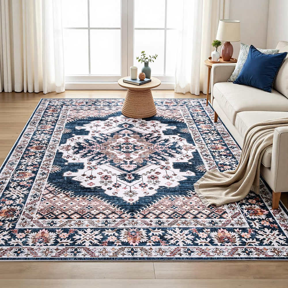 DS NA Artiss Floor Rug 200X290cm Large Washable Persian Area Living Room Carpet