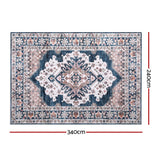 DS NA Artiss Floor Rug 240x340cm Large Washable Persian Area Living Room Carpet