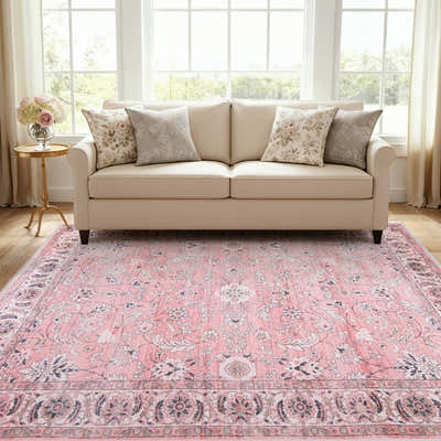 DS NA Artiss Floor Rug 160X230cm Large Washable Area Vintage Living Room Carpet