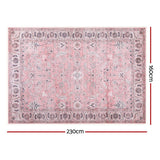 DS NA Artiss Floor Rug 160X230cm Large Washable Area Vintage Living Room Carpet