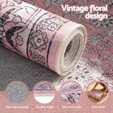 DS NA Artiss Floor Rug 240X340cm Large Washable Area Vintage Living Room Carpet
