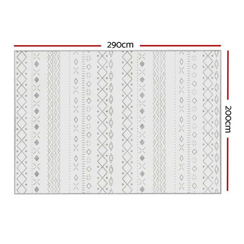 DS NA Rug 200x290cm Area Rug Washable Mat Large Carpet Soft Short Pile Una
