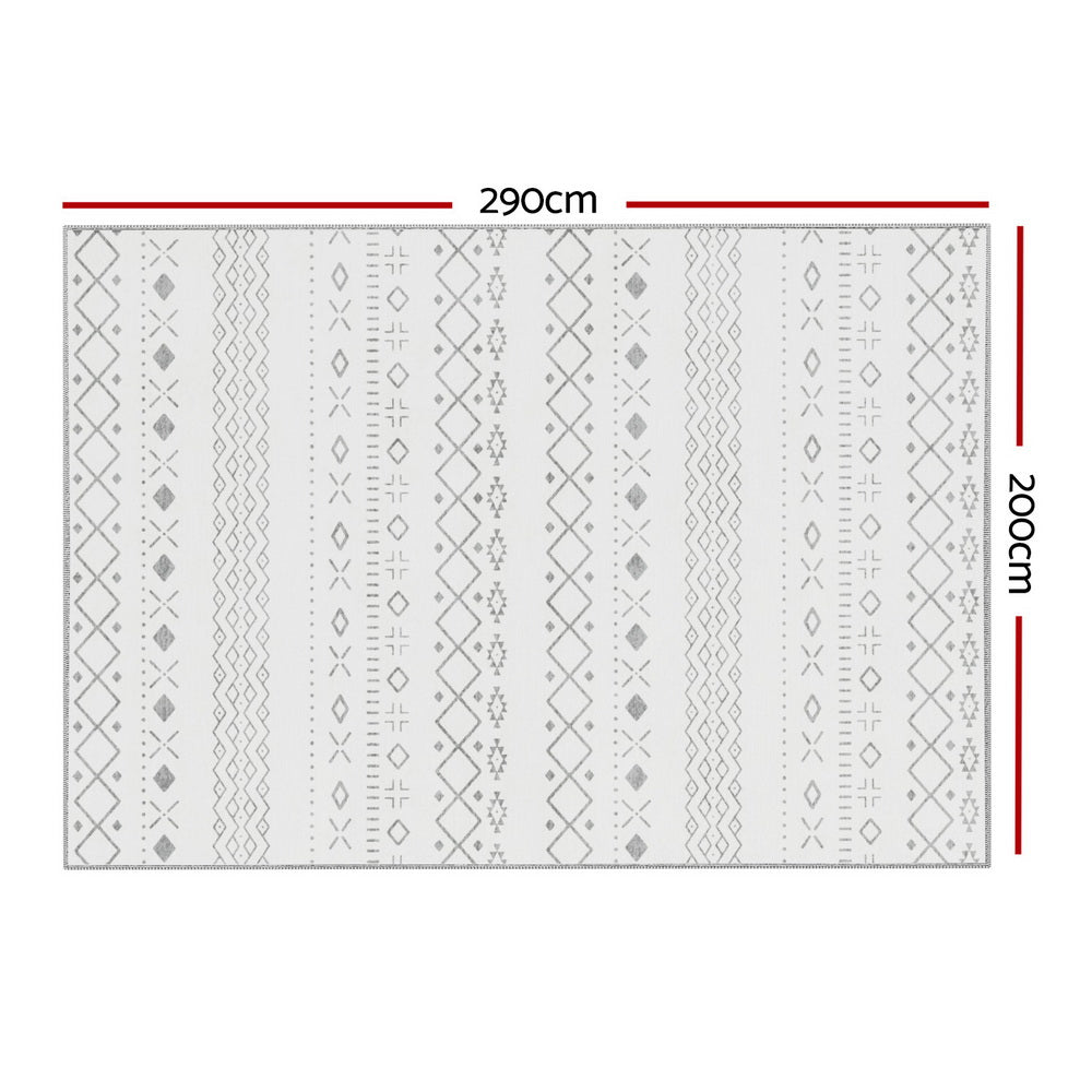 DS NA Rug 200x290cm Area Rug Washable Mat Large Carpet Soft Short Pile Una