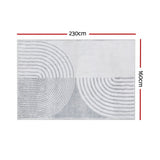 DS NA Rug 160x230cm Area Rug Washable Mat Large Carpet Faux Rabbit Fur Cyril