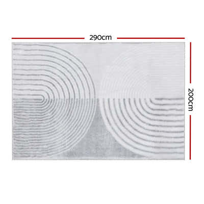 DS NA Rug 200x290cm Area Rug Washable Mat Large Carpet Faux Rabbit Fur Cyril