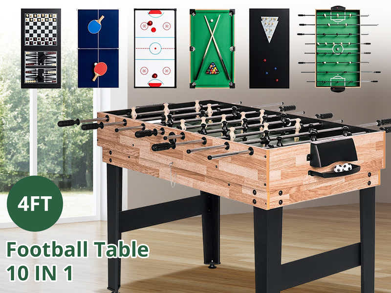 4ft 10in1 Multi-function Foosball Table
