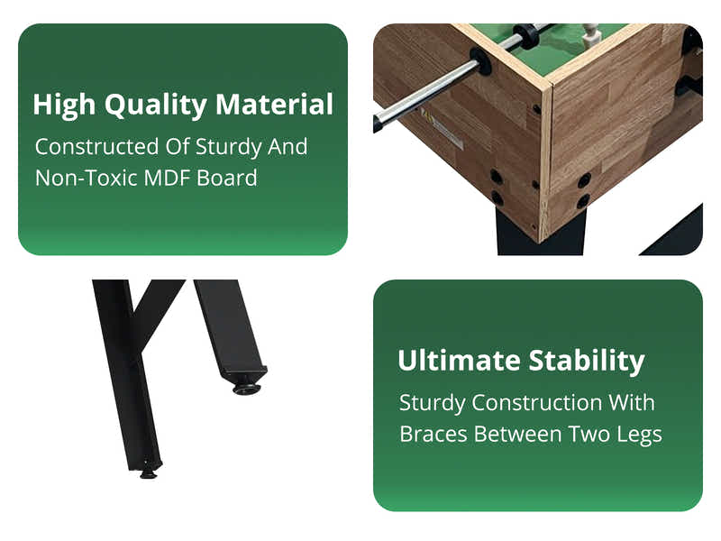 4ft 10in1 Multi-function Foosball Table