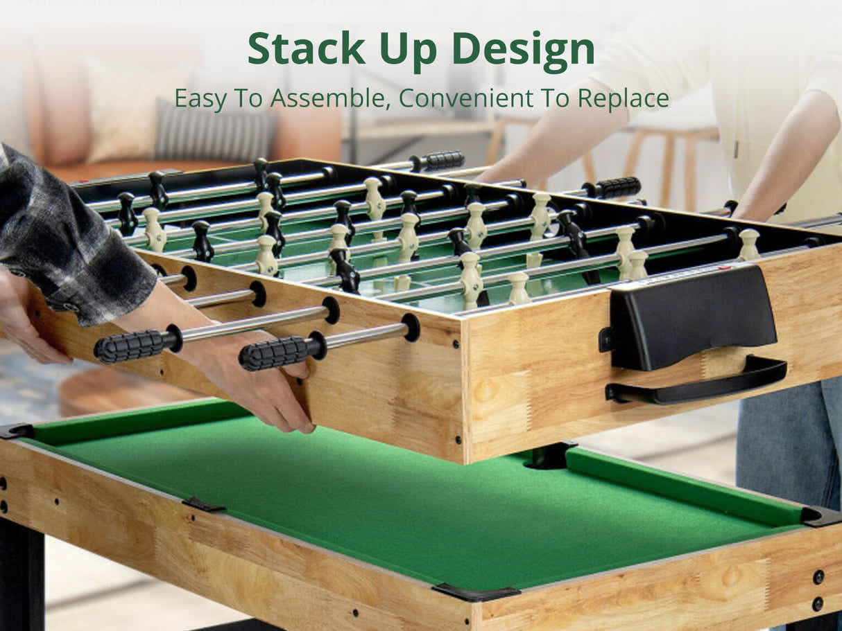 10-in-1 Multi-function Foosball Table - 4 Ft